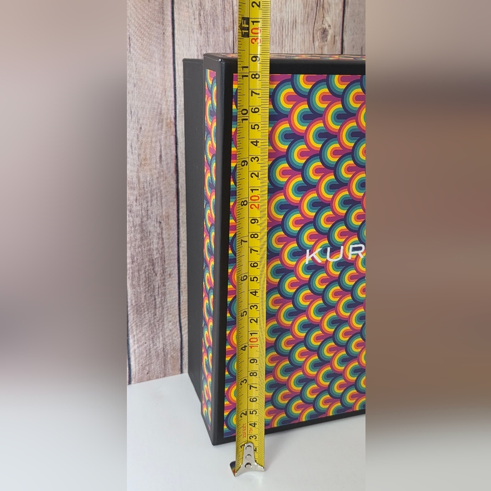 Kurt Geiger Rainbow Pattern Storage Box - Multicolor - Picture 2 of 8